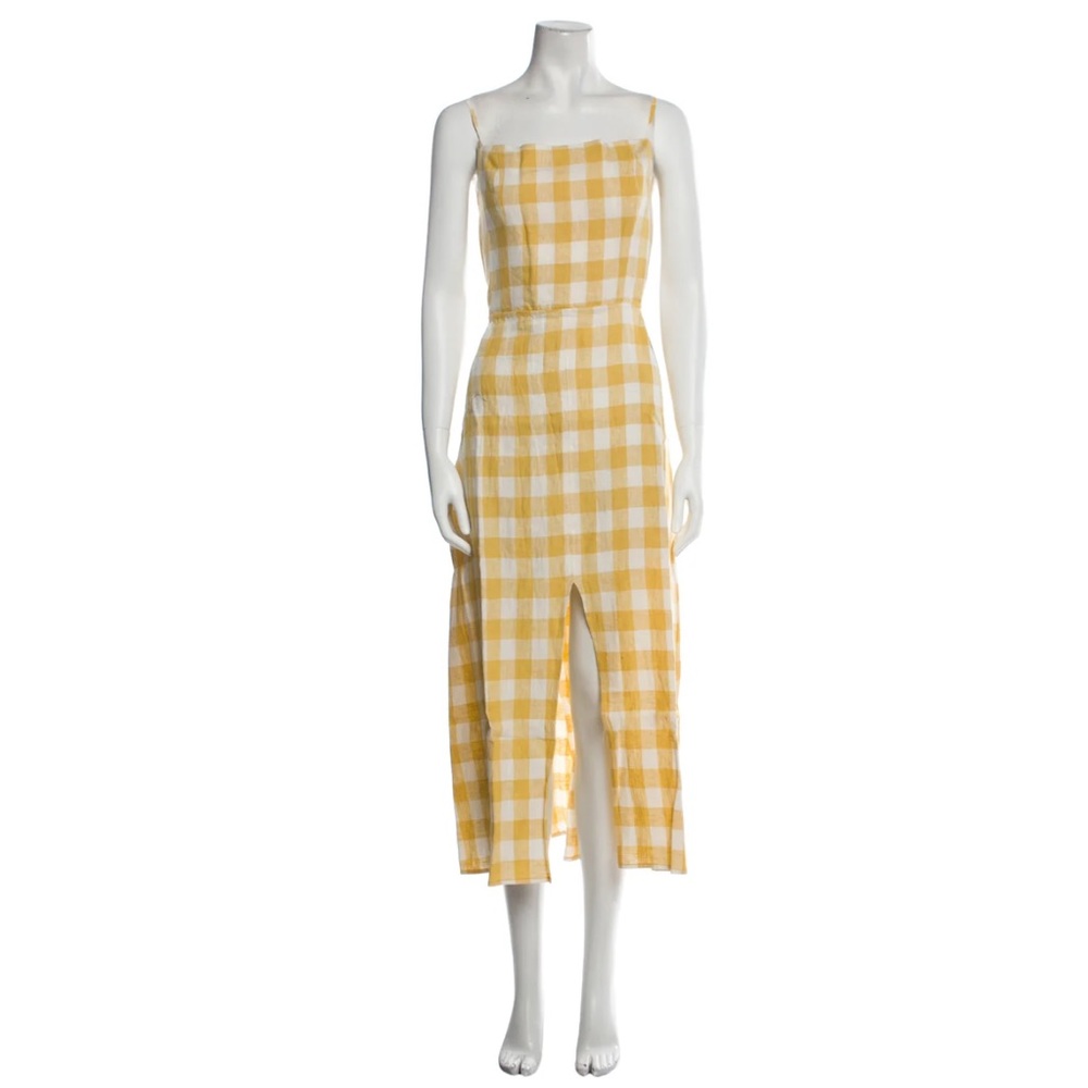 Reformation Plaid Dress